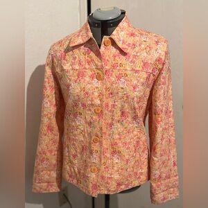 Rebecca Malone Embroidered Springfest Jacket Size Med